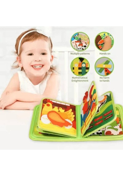 Montessori Aktiviteli Keçe Eğitim Kitabı Rbkds38