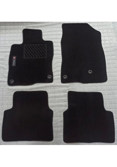 Honda Civic Fc5 2016-2021 Velur Halı Paspas Özel Anti-slip Kaydırmaz Taban
