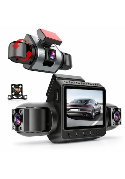 4 Kanallı Wifi Araç Kamerası 1080p Full Hd Gece Görüşlü 170 Geniş Açı Park Modu Dash Cam