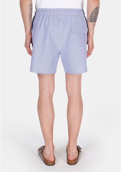 Colin's Colins Slim Fit Çizgili Erkek Lacivert Deniz Şortu Cl1072291 Q1.v1 Nav Lacivert