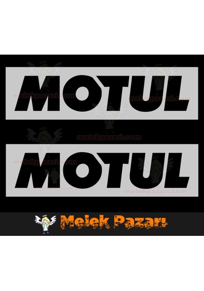 2 Adet Motul Yağ Bisiklet, Oto Sticker
