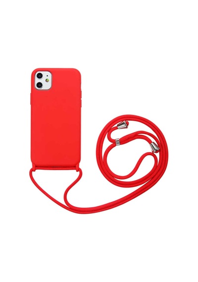 Apple Uyumlu iPhone 11 Pro Max Kılıf Zore Ropi Kapak Kırmızı