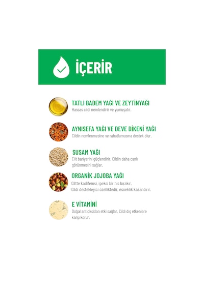 Siveno %100 Doğal Bebek Yağı Organik Jojoba Bakım Masaj Yağı Bitkisel Vegan 50 ml