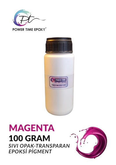 Opak & Transparan Sıvı Pigment Boya 100 Gram / Magenta / Epoksi Için