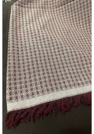 Defne Pamuklu Desenli Yıkanabilir Koltuk Örtüsü / Çekyat Örtüsü / Pike Örtüsü 180x220 Ebat Bordo