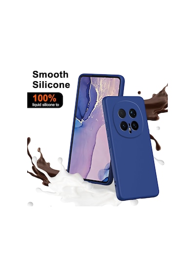 Caseonn Honor Magic 8 Pro Kılıf Kamera Korumalı Mikrofiber Astarlı Lansman Lacivert