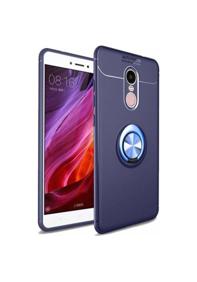 Xiaomi Redmi Note 4 4X Kilif Yüzüklü Tam Korumali Silikon Kapak 416938184