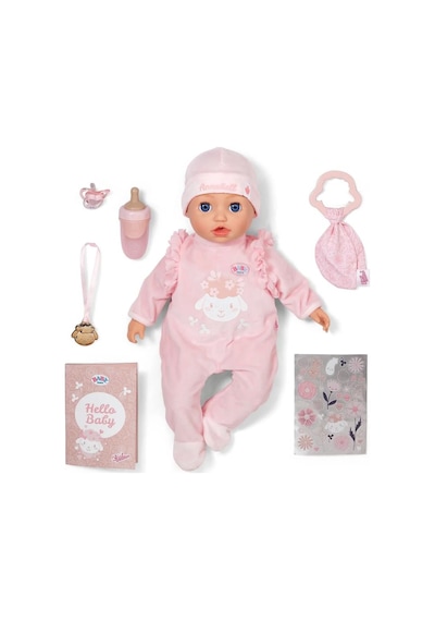 Baby-born Etkileşimli Anabelle 8 Fonksiyonlu Su İçen Altını Islatan Bezli 43 Cm Oyuncak Bebek