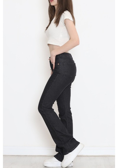 Mokashopin - İspanyol Paça Kot Pantolon Füme - 18201.1431. 001