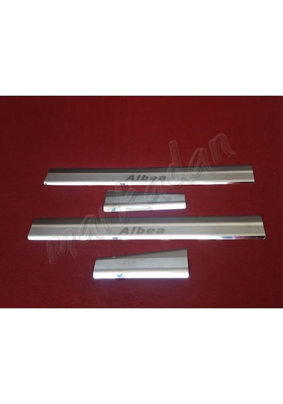 Db Chrome Fiat Albea Krom Kapı Eşiği 2002-2012 4 Parça P.Çelik (494314507)