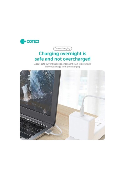 Özel Tasarım Coteci Apple MacBook Uyumlu Usb-c Hızlı Şarj Ve Data Kablosu Destek Bireysel Kullanım