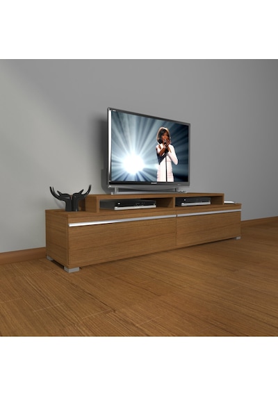 Decoraktiv Ekoflex 4 Mdf Tv Ünitesi Tv Sehpası - Naturel Ceviz