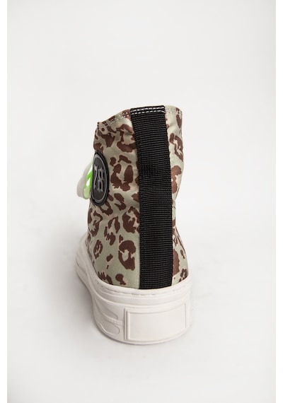 Guja Kadın Günlük Kanvas Kumaş Yüksek Bilek Sneaker Gj 285/2 Yeşil
