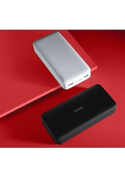 Redmi 20000 Mah Taşınabilir Hızlı Şarj Cihazı - Usb-c - 18w 2 Çıkışlı Powerbank - Siyah