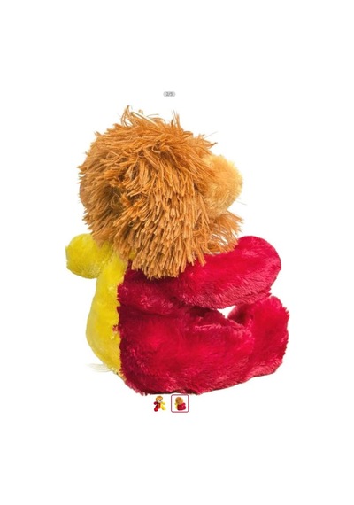 Kzl Pelüş Aslan Büyük 25 Cm Kırmızı - Sarı
