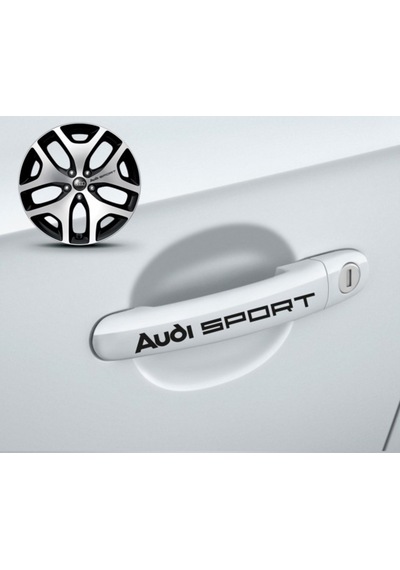 Audi Kapı 3 Kolu Sport Sticker Yapıştırma 8 Adet