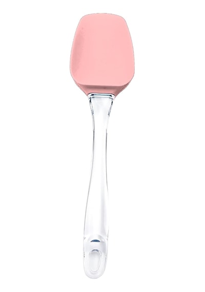 Silikon Spatula, Mutfak Pişirme Aracı, Şeffaf Tutma Yeri Pembe Diğer