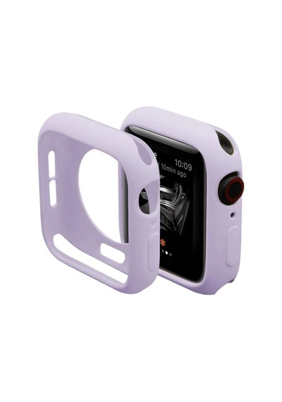 Apple Watch 40mm Uyumlu Silikon Alt Kasa - Lila