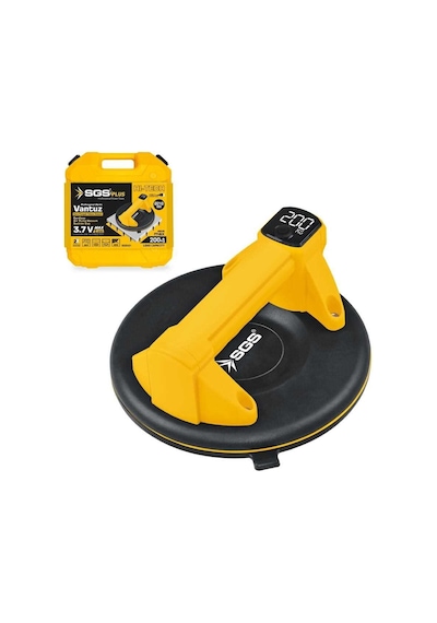 Sgs5421 - 200 Kg Akülü Vakumlu Seramik Ahşap Cam Taşıma Vantuzu 3.7 Volt 2.4 Amper