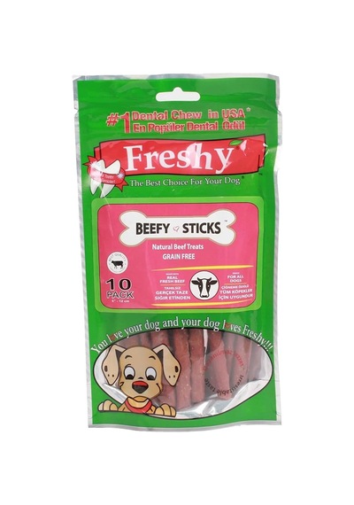 Beefy Sticks Sığır Etli Tahılsız Köpek Ödülü 100 Gr 10 Adet