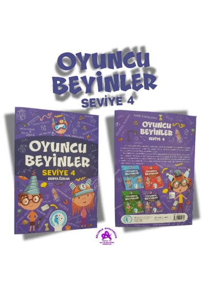 Tazof Oyuncu Beyinler Seviye 1-2-3-4 4 Kitap Bir Arada