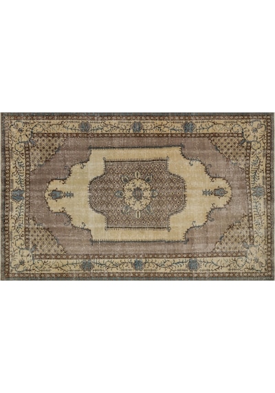 Gerçek El Dokuma Eskitme Vintage Halı 169 X 272 Cm 8810