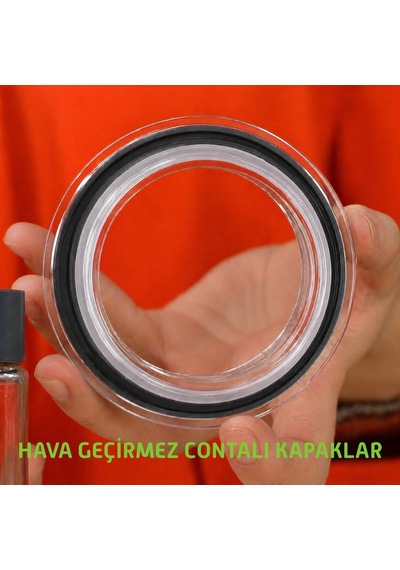 Cam Kavanoz, Cam Saklama Kabı, Sızdırmaz Kaplar Lacivert, 300 Ml Diğer