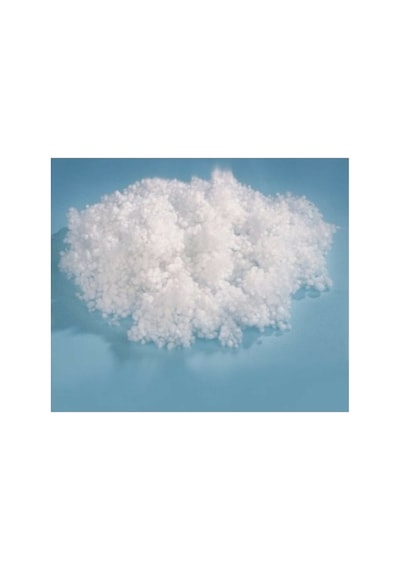 Silikonlu Boncuk Elyaf 1 Kg Beyaz