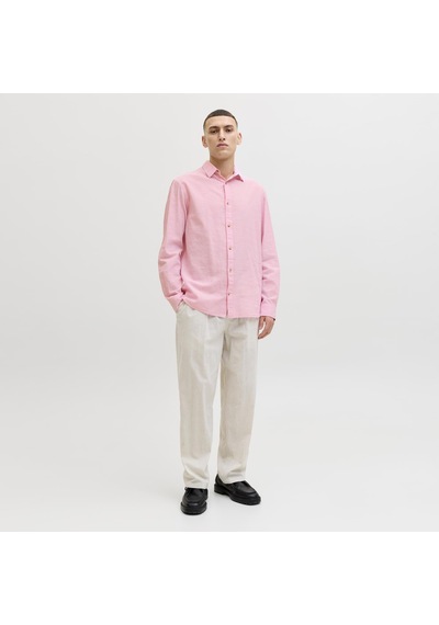 Jack & Jones Erkek Uzun Kollu Gömlek - Summer - 12289174 Pembe