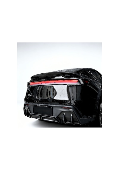 Red Lion Parts Tesla Juniper 2025-2026+ Arka Bodykit Seti - Parlak Siyah Alt Lip + 2'li Difüzör Yan Ekleri