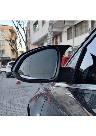 Sts Oto Aksesuar Opel Insignia A 2008-2017 Batman Yarasa Ayna Kapağı Piano Black Abs Plastik (01)