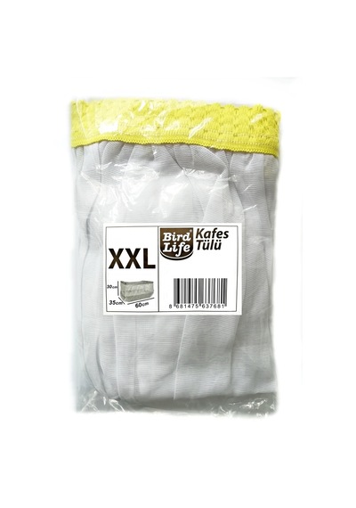 Büyük Boy Xxl Kuş Kafes Tülü 60 X 35 X 30 Cm - Renk Sarı