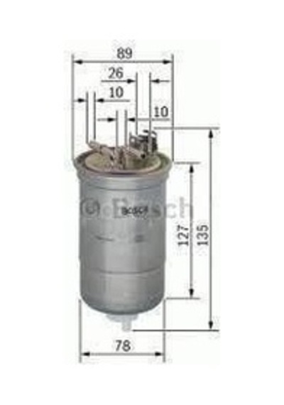 Audı A6 2.0 Tdı Avant 06.2005 - 10.2008 Bosch Mazot Filtresi Filitre