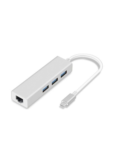 DAYTONA FC-05G USB Type-C => 1RJ45 (GIGABIT)+3*USB 3.0PORT ÇEVİRİCİ