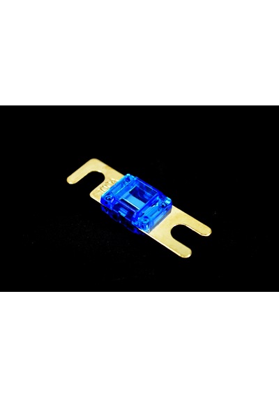 100a Midival Sigorta Şeffaf Gövde Gold Kaplama Mavi Mt-md100 100