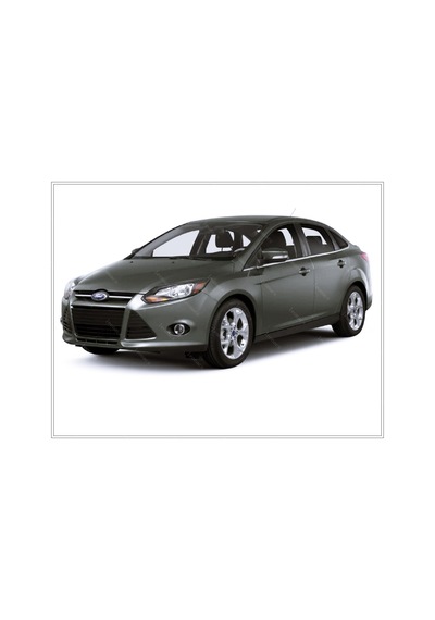 Ford Focus 3 Sedan Paslanmaz Krom Cam Çıta 8 Pcs 2011-2018 Arası