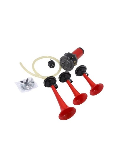 3 Borulu 12V Kompresörlü Havalı Korna