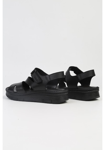 Pierre Cardin Pc-5143 Kadın Deri Sandalet Siyah