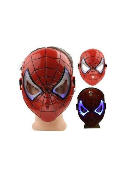Işıklı Spider-man Örümcek Adam Maskesi Spiderman Oyuncak Maske