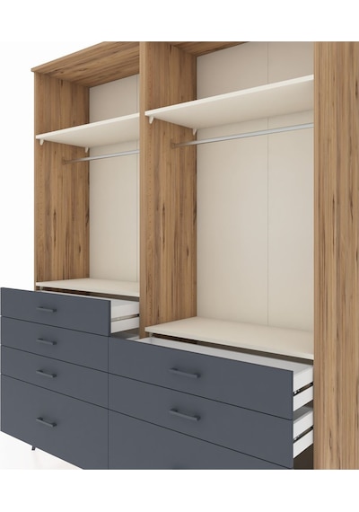 Hyperion Gardrop 4 Raflı 7 Çekmeceli 2 Askılı 176x44x221 Çam-aytaşı/antrasit Aytaşı/antrasit Hyperion Gardrop 4 Raflı 7 Çekmeceli 2 Askılı 176x44x221 Çam-aytaşı/antrasit Aytaşı/antrasit