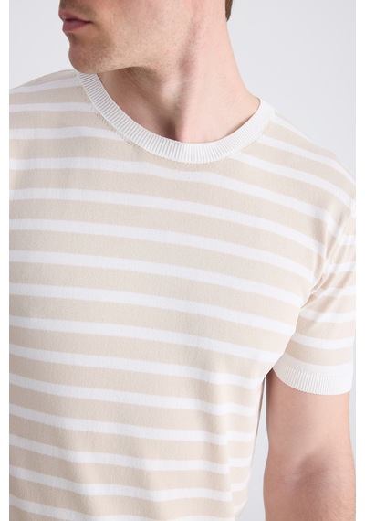 D's Damat Ds Damat Slim Fit Taş Yazlık Rayon Triko T-shirt 4hc0601110042 S01