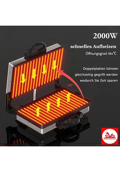 Kadoland KDL-LB-TD Lahmacun & Bazlama Makinesi + Multigrill Tava