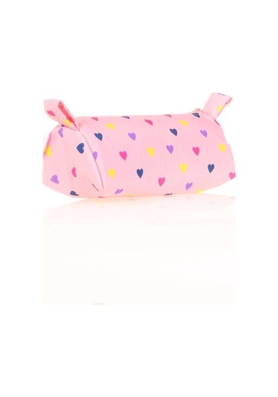 Kaukko Triangle Punch Kalem Çantası Pink K2580 Pembe