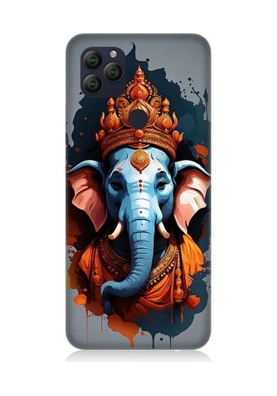 General Mobile Gm 22 Uyumlu Ganesha Ganeşa Desenli Silikon Kılıf