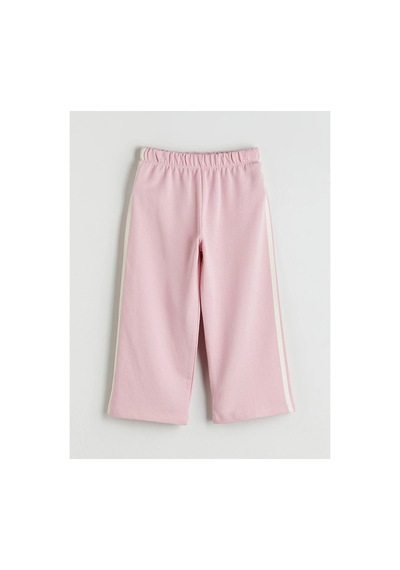 LC Waikiki Lcw Kids Pembe Çizgi Desenli Kız Çocuk Eşofman Altı Pınk Lılac