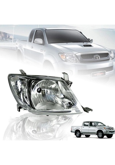 Toyota Uyumlu Hilux Vigo Sağ Ön Far Beyaz Sinyalli 2008-2010 N11.2741