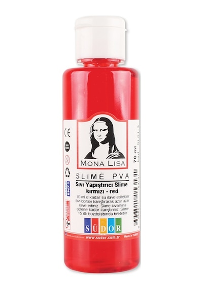 Monalisa Sıvı Yapıştırıcı Slime 70 Ml Kırmızı Sl01-3