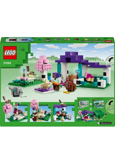 LEGO® Minecraft Hayvan Barınağı 21253 7+ Yaratıcı Oyuncak Yapım Seti - 206 Parça