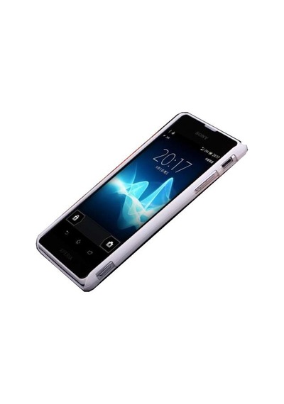 Nillkin Xperia Tx Lt29i İle Uyumlu Sert Kauçuk Kılıf Beyaz