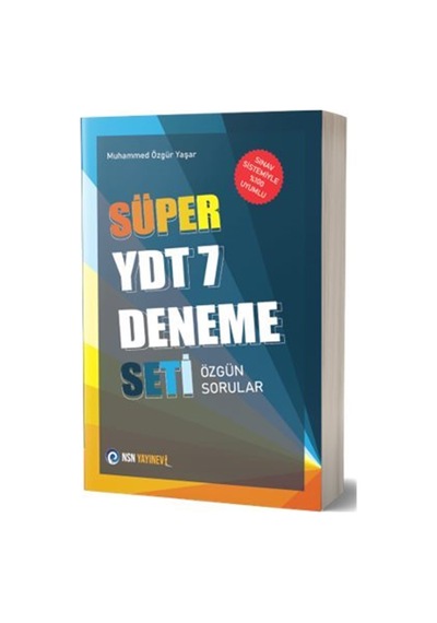 Süper Ydt 7 Deneme Seti Özgün Sorular / Muhammed Özgür Yaşar
